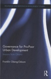 Franklin Obeng-Odoom - Governance for Pro-Poor Urban Development - Lessons from Ghana.
