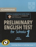  Cambridge University Press - Preliminary English Test for Schools 1 with Answers.