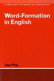 Ingo Plag - Word-Formation in English.