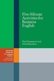 Paul Emmerson - Five-Minute Activities for Business English.