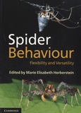 Marie Elisabeth Herberstein - Spider Behaviour - Flexibility and Versatility.
