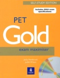 Jacky Newbrook et Judith Wilson - PET Gold exam maximiser - Self-study edition. 1 CD audio