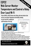  Al McDivitt - ESP32 Web Server Monitor Temperature and Control a Relay Over Local Wi-Fi.