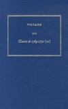  Voltaire - Les oeuvres complètes de Voltaire - Tome 71C, Oeuvres de 1769-1770 (3).