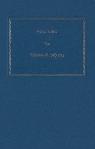  Voltaire - Les oeuvres complètes de Voltaire - Tome 63B, Oeuvres de 1767, deuxième partie, édition bilingue français-anglais.