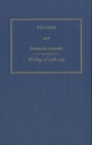  Voltaire - Les oeuvres complètes de Voltaire - Tome 49A, Sermon des cinquante ; Writings of 1758-1759.