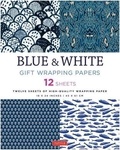  Tuttle - Gift wrapping papers blue & white.