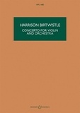 Sir harrison Birtwistle - Hawkes Pocket Scores HPS 1480 : Concerto for Violin and Orchestra - HPS 1480. violin and orchestra. Partition d'étude..