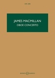 James MacMillan - Hawkes Pocket Scores HPS 1590 : Oboe Concerto - HPS 1590. oboe and orchestra. Partition d'étude..