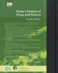 Clarke's Analysis of Drugs and Poisons. 2 volumes 4th edition