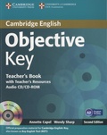 Annette Capel - Objective Key - Teacher's Book. 1 CD audio