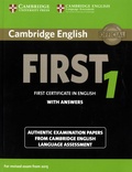  Cambridge University Press - Cambridge English First 1 with Answers - First Certificate in English. For revised exam from 2015.