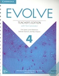 Chris Speck et Lynne Robertson - Evolve 4 B1 - Teacher's Edition with Test Generator.