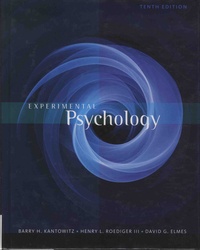 Barry-H Kantowitz et Henry-L Roediger - Experimental Psychology.