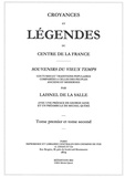 De la salle germain Laisnel - Croyances et légendes du centre de la France.