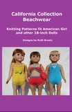  Ruth Braatz - California Collection Beachwear, Knitting Patterns fit American Girl and other 18-Inch Dolls.