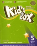 Caroline Nixon et Michael Tomlinson - Kid's Box Level 5 - Activity Book with Online Resources British English.