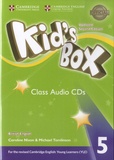Caroline Nixon et Michael Tomlinson - Kid's Box 5 - Class Audio CDs. 3 CD audio