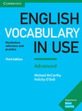 Michael McCarthy et Felicity O'Dell - English Vocabulary in Use - Advanced - Book with Answers.