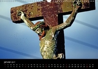 Christ en croix (Calendrier mural 2017 DIN A3 horizontal). Christ en croix d'Alsace (Calendrier mensuel, 14 Pages )