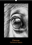 Brigitte Dumont - Peintures et dessins de chevaux (Calendrier mural 2017 DIN A3 vertical) - Chevaux: peintures et dessins (Calendrier mensuel, 14 Pages ).