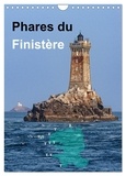 Etienne Benoît - CALVENDO Places  : Phares du Finistère (Calendrier mural 2024 DIN A4 horizontal), CALVENDO calendrier mensuel - Une excursion à la découverte des phares légendaires du bout du monde.