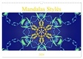Mystic Art - CALVENDO Art  : Mandalas Stylés (Calendrier mural 2024 DIN A3 vertical), CALVENDO calendrier mensuel - L'apparence des Mandalas.
