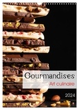 Chantal Dysli - CALVENDO Mode de vie  : Gourmandises - Art culinaire (Calendrier mural 2024 DIN A3 horizontal), CALVENDO calendrier mensuel - Douceurs, desserts et chocolat.