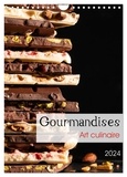 Chantal Dysli - CALVENDO Mode de vie  : Gourmandises - Art culinaire (Calendrier mural 2024 DIN A4 horizontal), CALVENDO calendrier mensuel - Douceurs, desserts et chocolat.