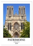 Patrice Thébault - CALVENDO Foi  : PATRIMOINE Cathédrale de Reims (Calendrier mural 2024 DIN A3 horizontal), CALVENDO calendrier mensuel - La cathédrale Notre-Dame de Reims.