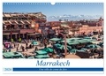 Jörg Hoffmann - CALVENDO Places  : Marrakech - Une ville de conte de fées (Calendrier mural 2024 DIN A3 vertical), CALVENDO calendrier mensuel - Marrakech est une de la plus belles villes de l'Orient..