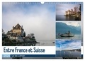 Alain Gaymard - CALVENDO Places  : Entre France et Suisse, le lac Léman (Calendrier mural 2024 DIN A3 vertical), CALVENDO calendrier mensuel - Quelques visages du lac Léman.