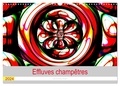 Marie-ange Pagnon - CALVENDO Art  : Effluves champêtres (Calendrier mural 2024 DIN A3 vertical), CALVENDO calendrier mensuel - Un doux mélange de formes abstraites et de couleurs aux milles senteurs.