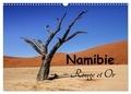 Michel Denis - CALVENDO Nature  : Namibie Rouge et Or (Calendrier mural 2024 DIN A3 vertical), CALVENDO calendrier mensuel - Michel DENIS, photographe et cueilleur d'images, vous fait partager un de ses voyages. Un calendrier pour vous faire rêver sur un pays magnifique: la Namibie.