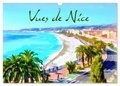 Sudpastel Sudpastel - CALVENDO Places  : Vues de Nice (Calendrier mural 2024 DIN A3 vertical), CALVENDO calendrier mensuel - 12 créations originales en tableaux de paysages de la ville de Nice.