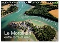 Bourrigaud Frédéric - CALVENDO Places  : Le Morbihan entre terre et mer (Calendrier mural 2024 DIN A4 vertical), CALVENDO calendrier mensuel - Vue aérienne du Morbihan.