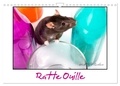 Kathy Mahevo - CALVENDO Animaux  : Ratte Ouille (Calendrier mural 2024 DIN A4 vertical), CALVENDO calendrier mensuel - Gentille muridée.