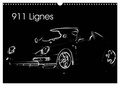 Uysal photography nupho Nihat - CALVENDO Art  : 911 Lignes (Calendrier mural 2024 DIN A3 vertical), CALVENDO calendrier mensuel - Les belles lignes d'une voiture de sport allemande.