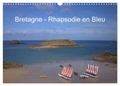 Angelika Metzke - CALVENDO Nature  : Bretagne - Rhapsodie en Bleu (Calendrier mural 2024 DIN A3 vertical), CALVENDO calendrier mensuel - Calendrier avec des photos de cette belle région, la Bretagne.