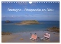Angelika Metzke - CALVENDO Nature  : Bretagne - Rhapsodie en Bleu (Calendrier mural 2024 DIN A4 vertical), CALVENDO calendrier mensuel - Calendrier avec des photos de cette belle région, la Bretagne.