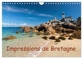 Klaus Hoffmann - CALVENDO Places  : Impressions de Bretagne (Calendrier mural 2024 DIN A4 vertical), CALVENDO calendrier mensuel - La Bretagne, le pays entouré par la mer.
