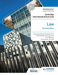 Jayne Fry et Tim Wilshire - Cambridge International AS and A Level Law Second Edition.