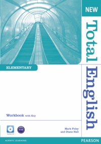 Diane Hall - New Total English Elementary Workbook with Key and Audio CD Pack.