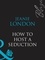 Jeanie London - How To Host A Seduction.