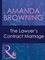 Amanda Browning - The Lawyer's Contract Marriage.