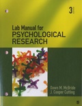 Dawn M McBride - Lab Manual for Psychological Research.
