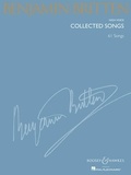 Benjamin Britten - Collected Songs - 63 Songs. high voice and piano. aiguë. Réduction pour piano..