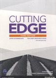Damian Williams et Sarah Cunningham - Cutting Edge Upper Intermediate B1-B2 - Teacher's Resource Book. 1 DVD