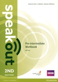 Antonia Clare et J. J. Wilson - Speakout Pre-Intermediate - Workbook with key.