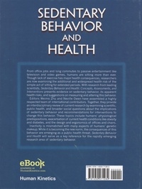 Sedentary Behavior and Health. Concepts, Assessments, and Interventions